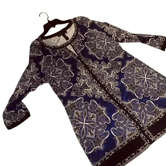 I.N.C beautiful long sleeve shirt dress - Picture 8 of 16